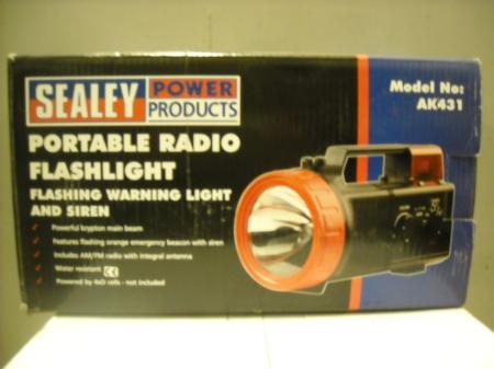 Portable Radio Flashlight